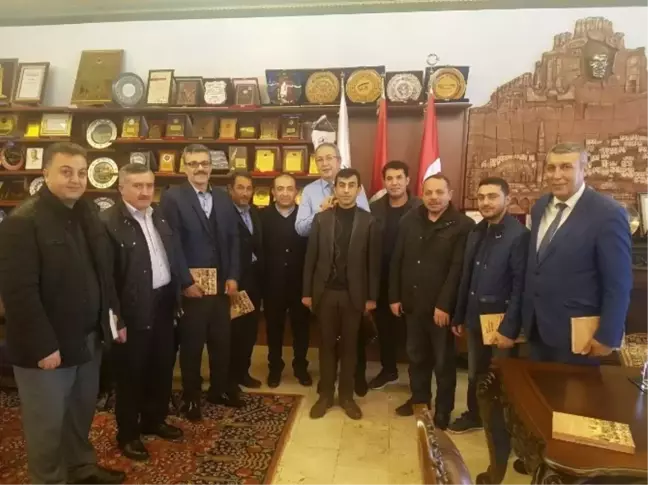 AK Parti Belde Başkanları Ünver'i Ziyaret Etti