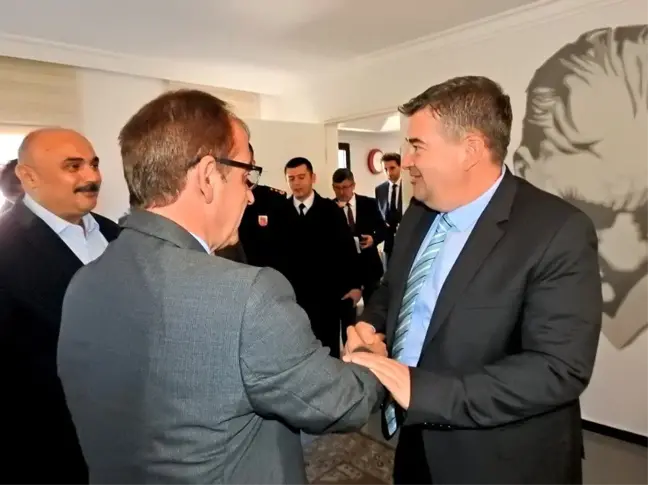 İlçe Protokolünden Başkan Oran'a Ziyaret
