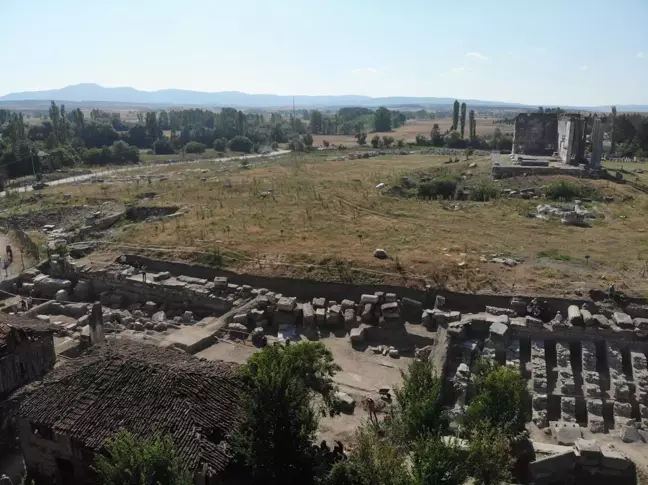 Aizanoi Antik Kenti kazısında 