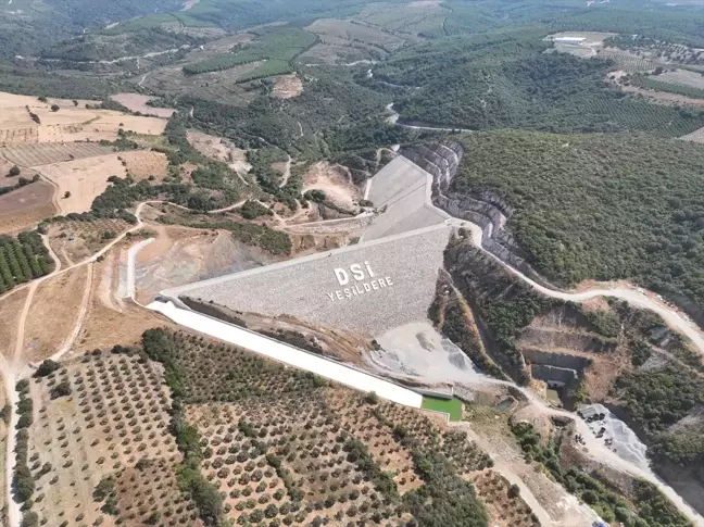 Yeşildere Barajı Tamamlandı, Su Tutma İşlemi Gerçekleşti