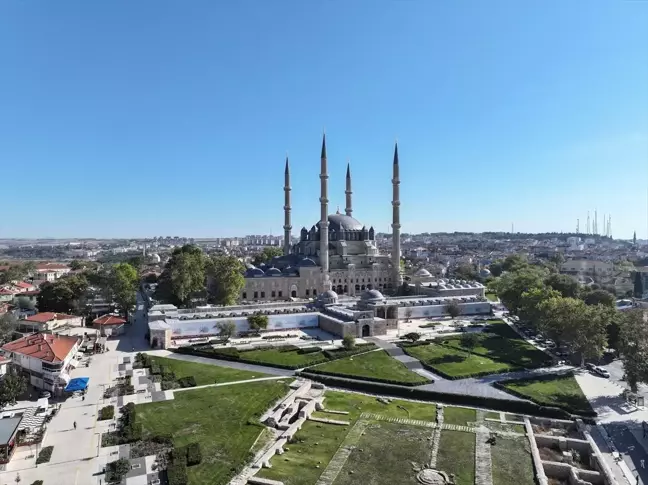 Selimiye Camisi'ndeki Restorasyon Çalışmaları Tamamlanma Aşamasında