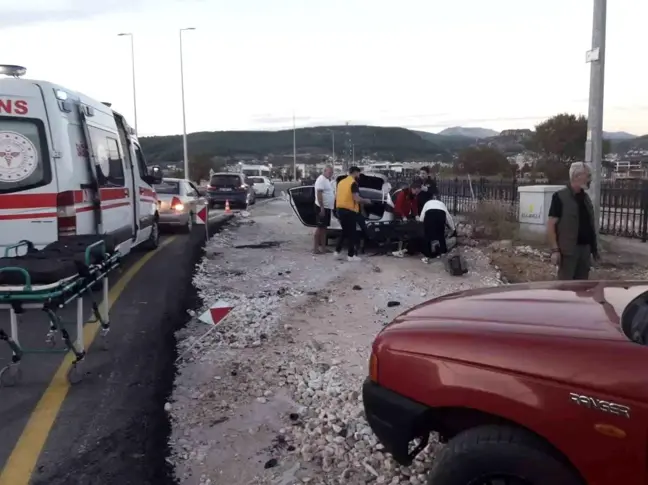 Muğla'da Çift Taraflı Trafik Kazası