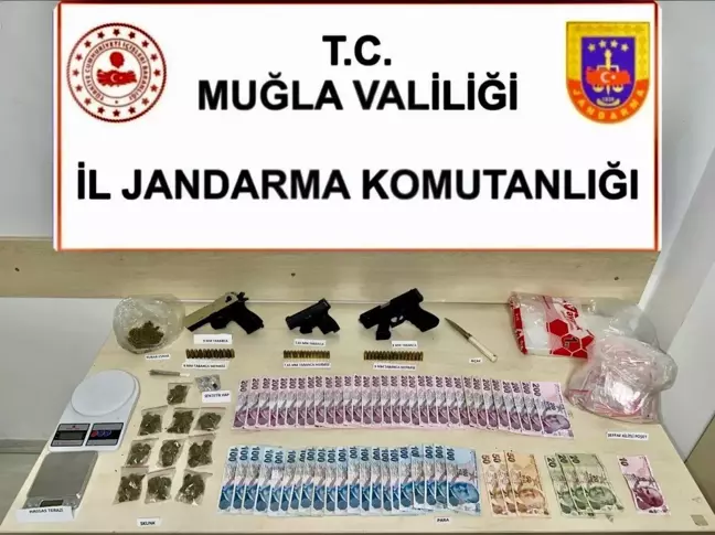 Fethiye'de Uyuşturucu ve Silah Operasyonu: 6 Gözaltı