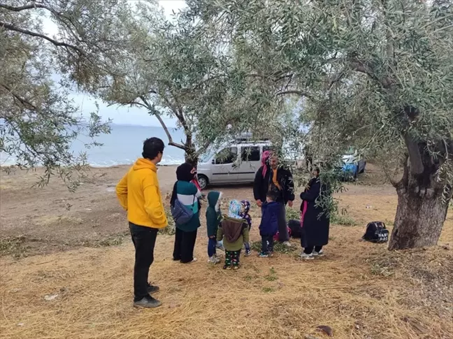 Çanakkale'de 9'u Çocuk 16 Düzensiz Göçmen Yakalandı