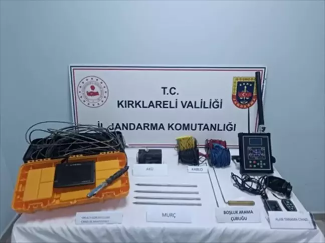 Kırklareli'nde Uyuşturucu ve Kaçak Kazı Operasyonu: 8 Gözaltı