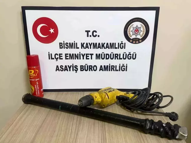 Bismil'de Hırdavat Hırsızlığı: 3 Şüpheli Tutuklandı