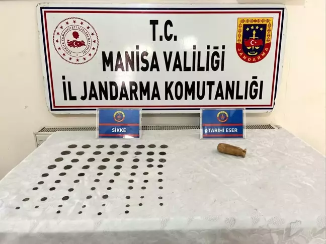 Manisa'da Jandarmadan Tarihi Eser Operasyonu