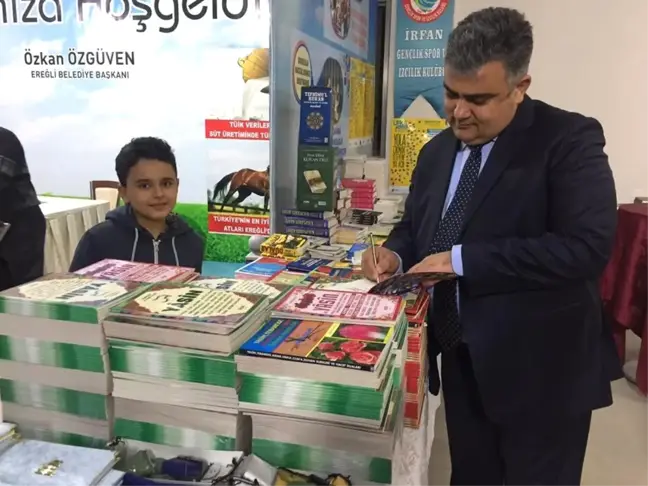 Ereğli'de 1. Kitap Fuarına Yoğun İlgi Devam Ediyor
