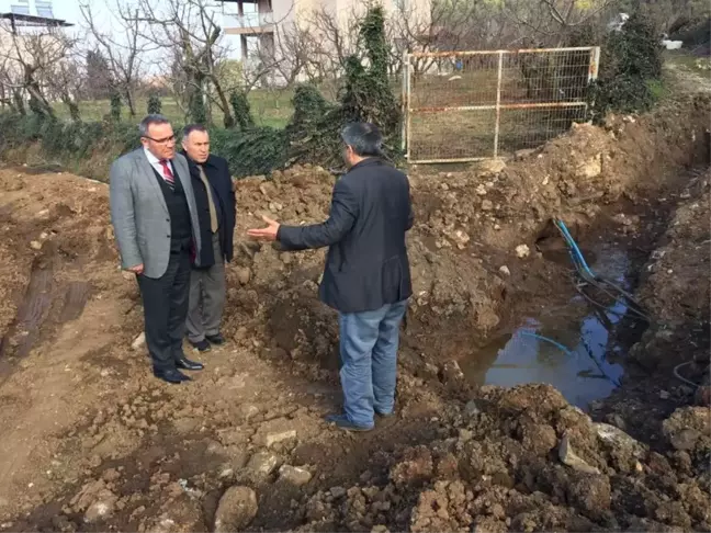 Salihli'de Altyapı Çalışmaları İncelendi