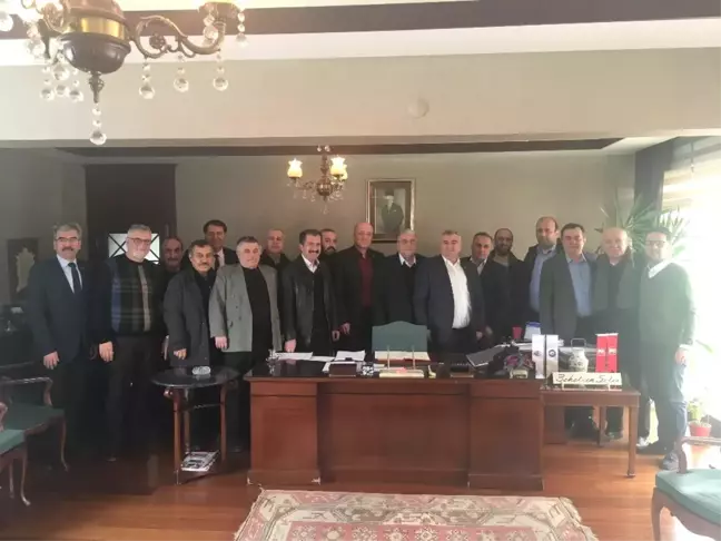 Bozüyük Tso Yöneticilerinden Bahattin Şeker'e Geçmiş Olsun Ziyareti