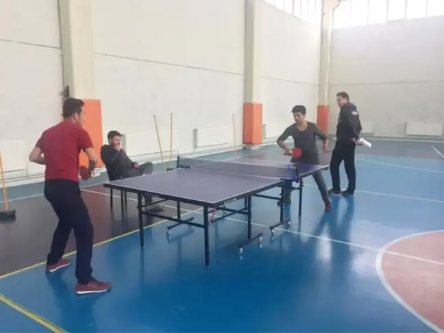 Hisarcık'ta Masa Tenisi Turnuvası Sona Erdi