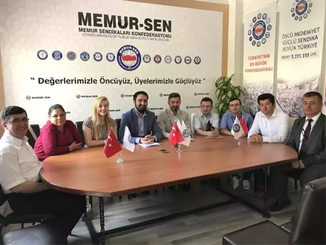 Memur-Sen Engelliler Komisyonundan Uçak'a Toplu Sözleşme Talebi Ziyareti