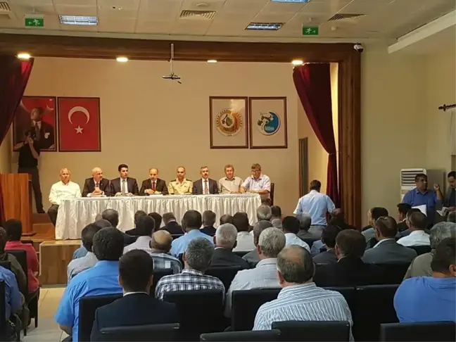 Vali Aktaş Yenice'de Muhtarlarla Bir Araya Geldi.