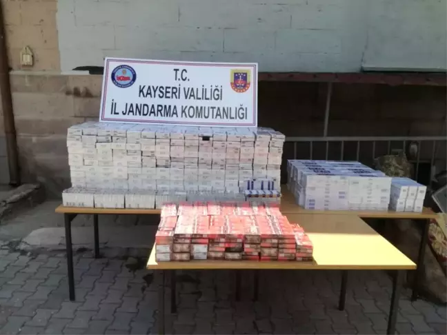 Jandarmadan Kaçak Sigara Operasyonu
