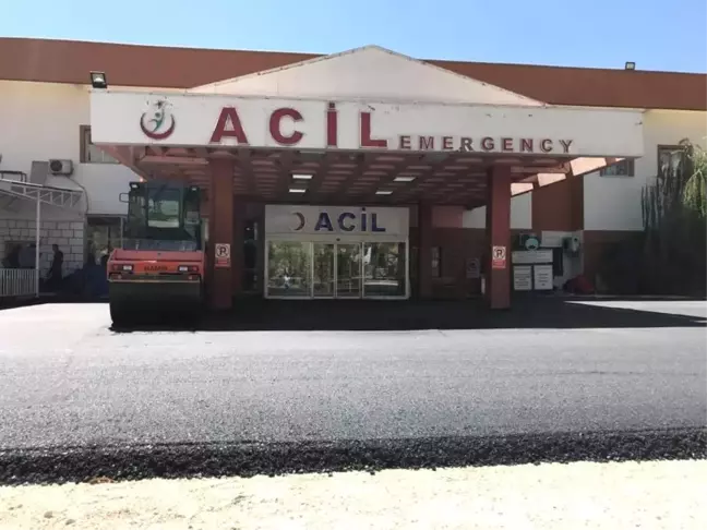 Şırnak Devlet Hastanesi Acil Servis Girişi Asfaltlandı