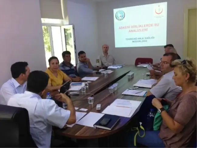 Tekirdağ'da Askerlerin Kullandığı İçme Suyunun Analizi Toplantısı
