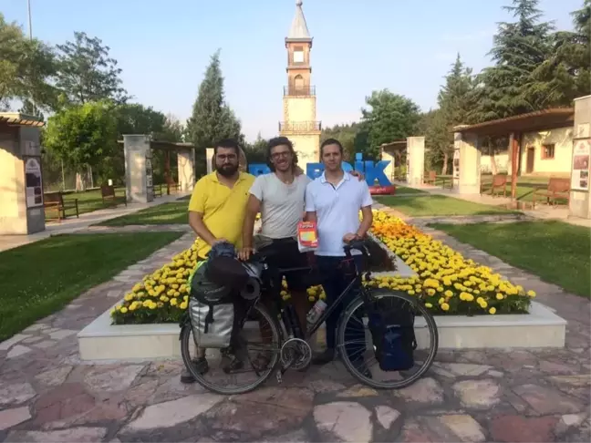 İtalya ve Litvanyalı Bisikletliler Bilecik'te