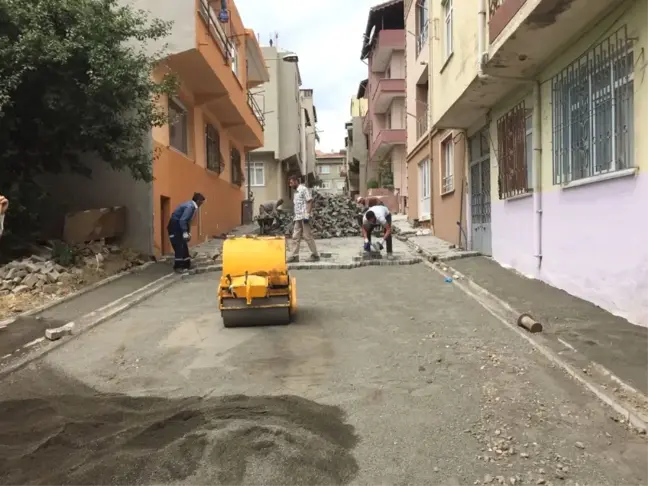 Süleymanpaşa'nın Sokakları Birer Birer Kilit Taşla Kaplanıyor