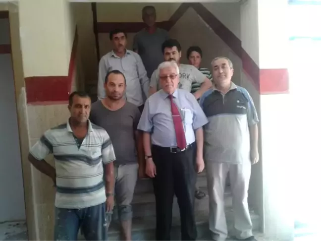 Müdür Güçlü'den Tadilatı Süren Okullarda İnceleme