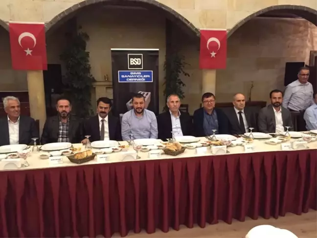Vali Aktaş Bims Sanayicileri ile Bir Araya Geldi