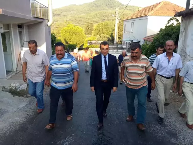 Milas Kaymakamı Arslan'dan Karacahisar'da İnceleme