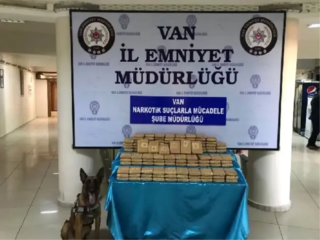 Van'da 61 Kilo Eroin Ele Geçirildi