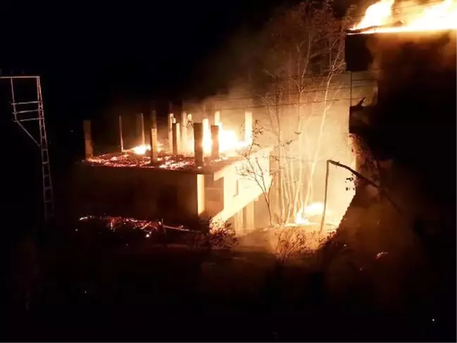 Ordu'da 3 Ev Yandı, 5 Büyükbaş Hayvan Öldü