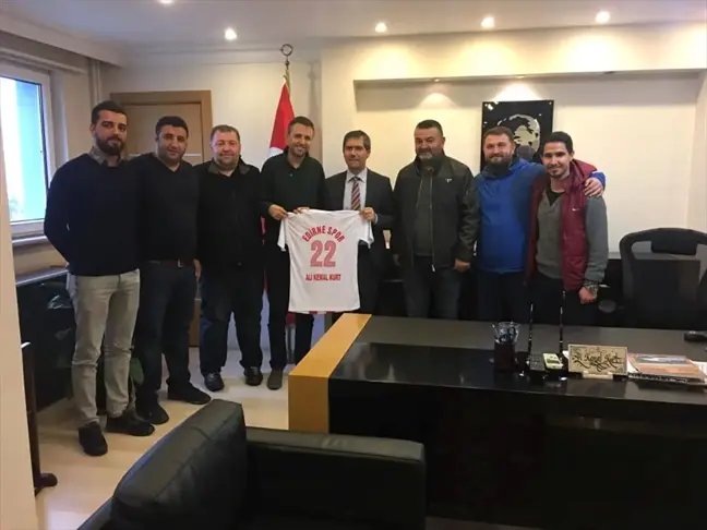 Edirne Emniyet Müdürü Kurt'a Ziyaret