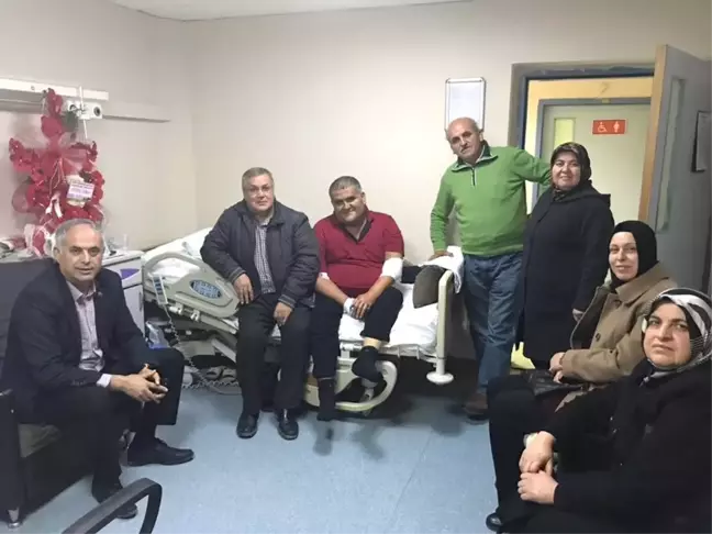 Başkan Yaman'dan Hasta Ziyareti