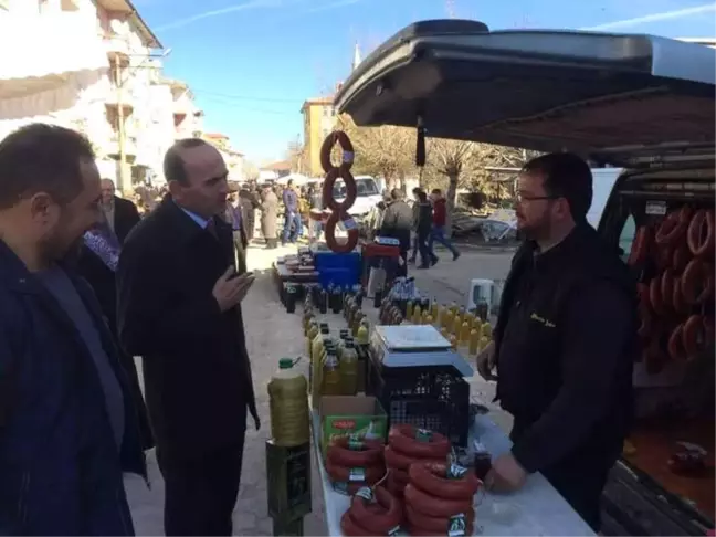 Başkan Başer ve AK Parti İlçe Başkanı Demirel, Pazar Esnafını Ziyaret Etti