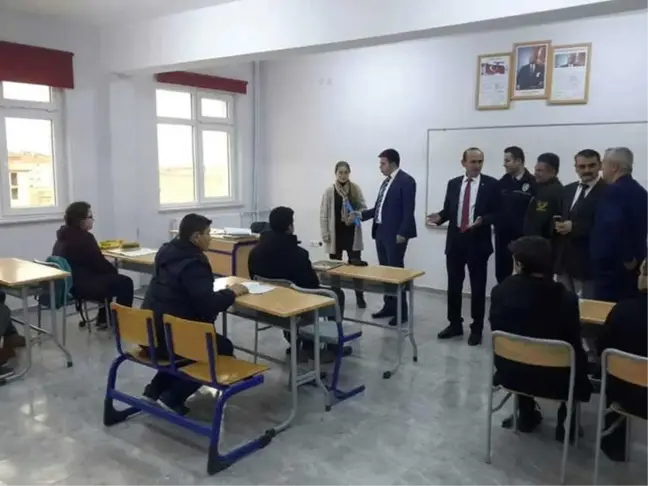 Kaymakam Yurdagül ve Başkan Başer Tarım Lisesi'ni Ziyaret Etti