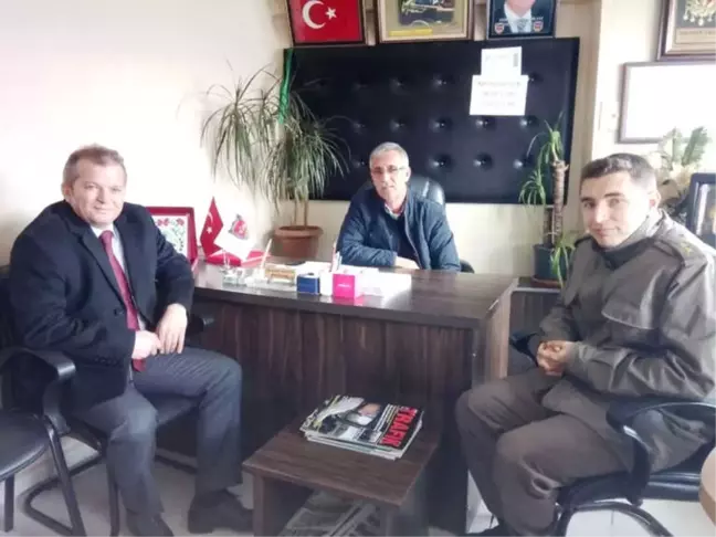 Başkan Ergin'e Tebrik Ziyaretleri