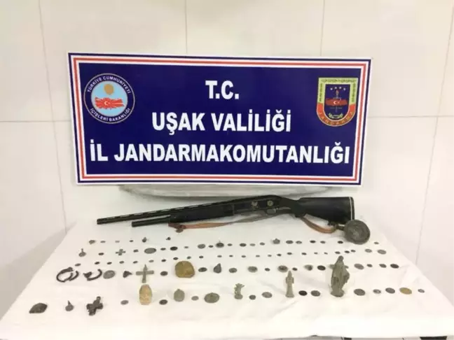 Uşak'ta Tarihi Eser Operasyonu Olayla İlgili 3 Şüpheli Gözaltına Alındı.