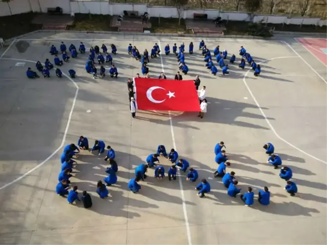 Öğrencilerden 'Zeytin Dalı Herakatı' Mesaj