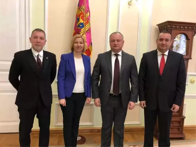 Akpınar, Moldova Cumhurbaşkanı Igor Dodon ile Bir Araya Geldi