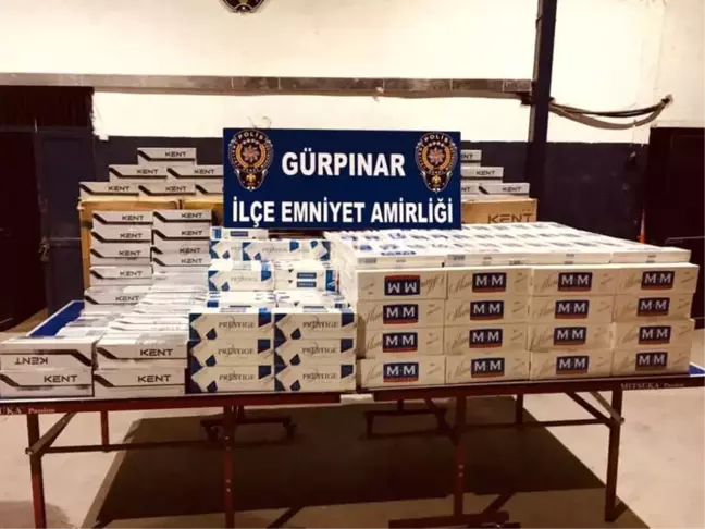 Van'da 12 Bin 700 Paket Kaçak Sigara Ele Geçirildi