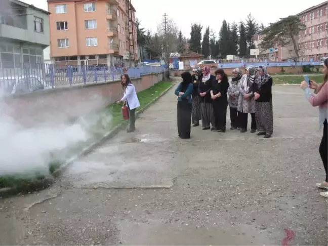 Pazaryeri Hem'de Yangın ve Deprem Tatbikatı