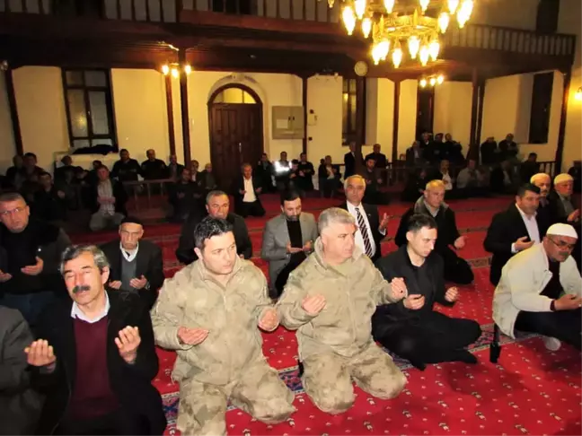 Kavak'ta Afrin Şehitleri İçin Mevlit Okutuldu
