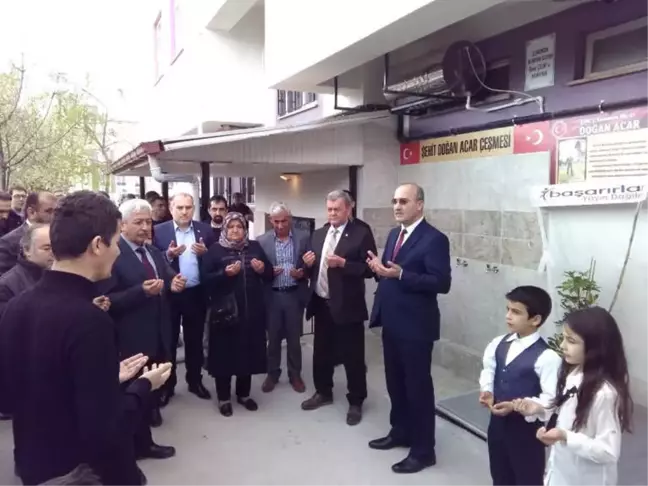 Şehit Adına Okulda Çeşme Yapıldı