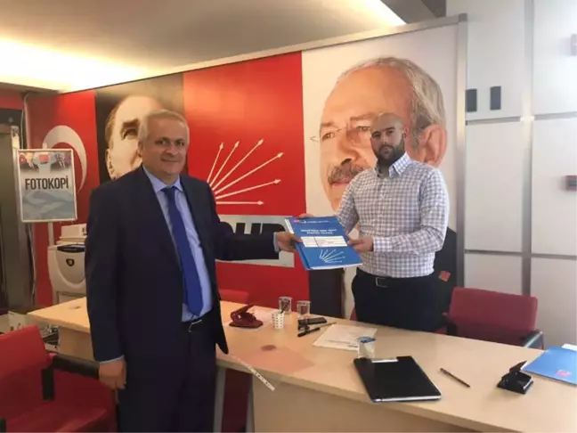Mahmut Nedim Evli CHP'ye Adaylık Başvurusunda Bulundu