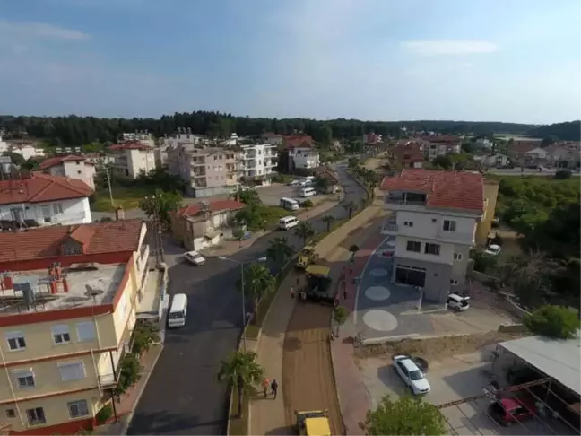 Manavgat Sorgun Bulvarı'nın Asfaltı Yenileniyor