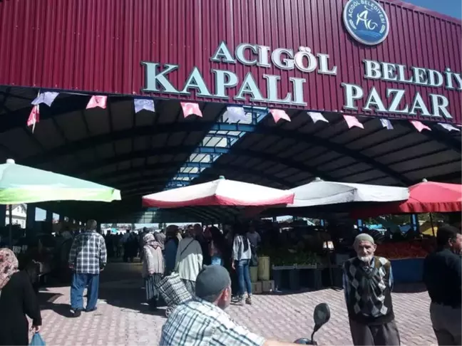 Acıgöl Kapalı Pazar Yeri Hizmete Girdi