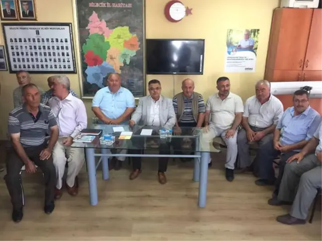 Bilecik'te Muhtarlar Milletvekili Yağcı ile Bir Araya Geldi