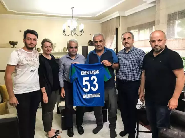 Çaykur Rizespor'dan Eren Başak'ın Ailesine Taziye Ziyareti