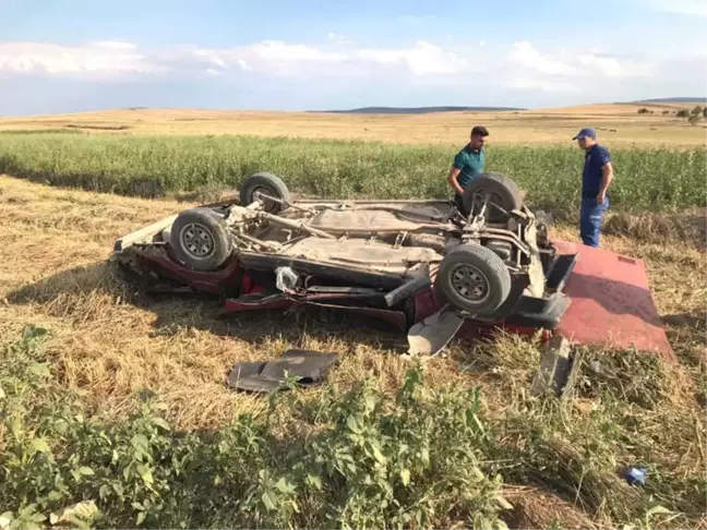 Atıntaş'ta Trafik Kazası: 1 Yaralı