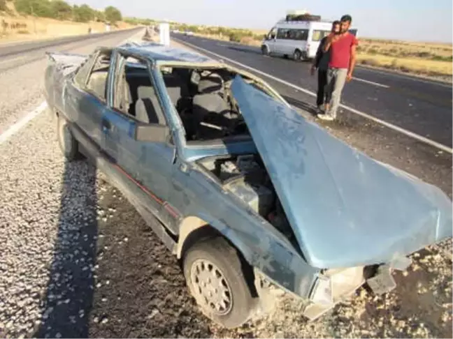 Kahta'da Otomobil Devrildi: 6 Yaralı