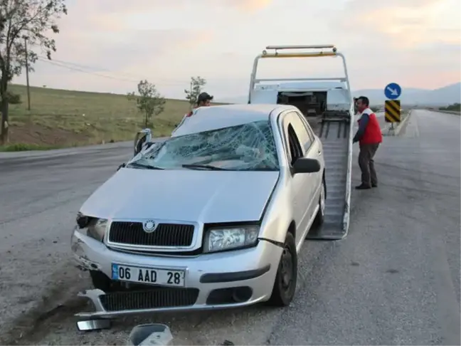 Sandıklı'da Trafik Kazası: 1 Yaralı