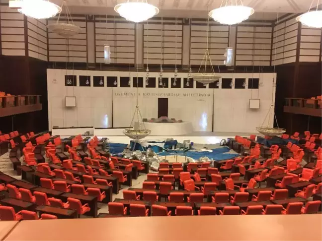 TBMM Genel Kurulu'nda Hazırlıklar Son Aşamada