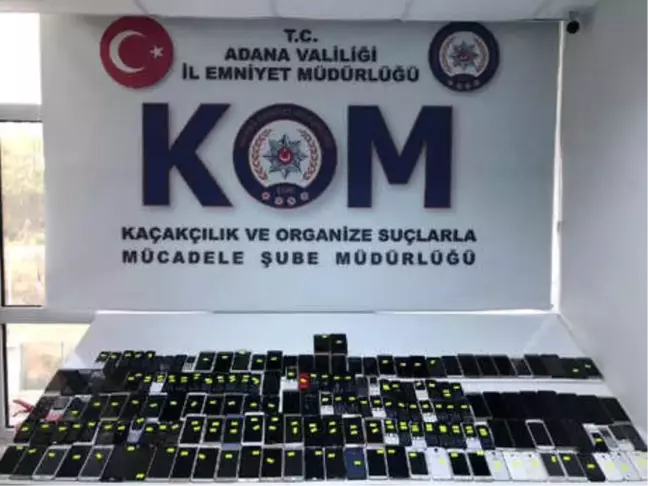 Adana'da Kaçak Cep Telefonu Operasyonu