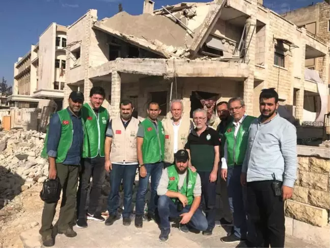 Başkan Saraçoğlu ve İhh Kütahya Şubesi Heyeti İdlip'de